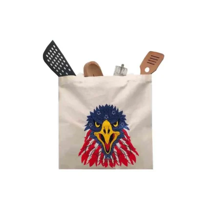 American Eagle Embroidered Tote Bags