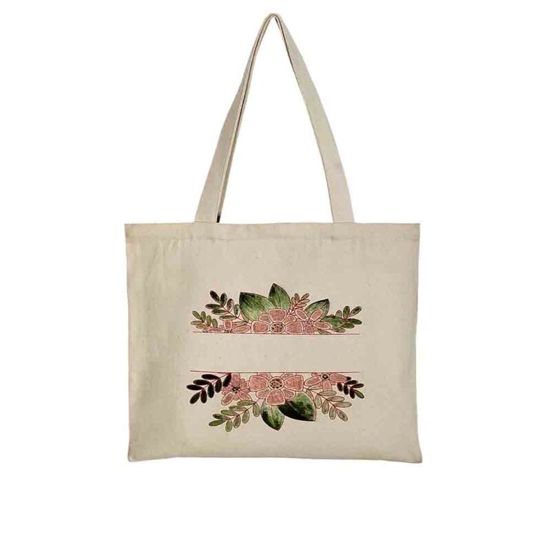 Westchester Tote Bag | Screen Plus Hand Printing | Cotton Canvas