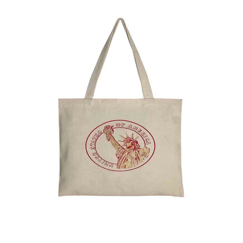 Liberty Torch Tote Bag | Printed | Cotton Canvas