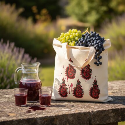 Bloody Mary | Tote Bag | Hand Block Printed | Cotton Canvas